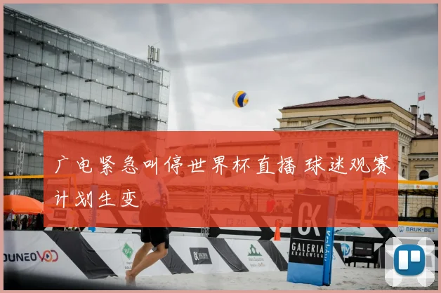 广电紧急叫停世界杯直播 球迷观赛计划生变