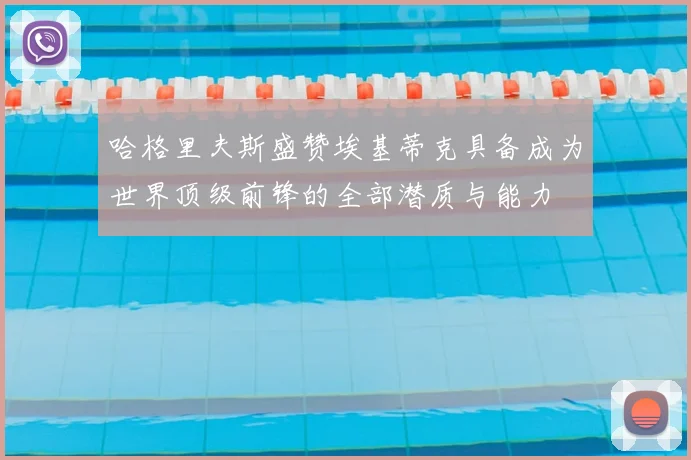 哈格里夫斯盛赞埃基蒂克具备成为世界顶级前锋的全部潜质与能力
